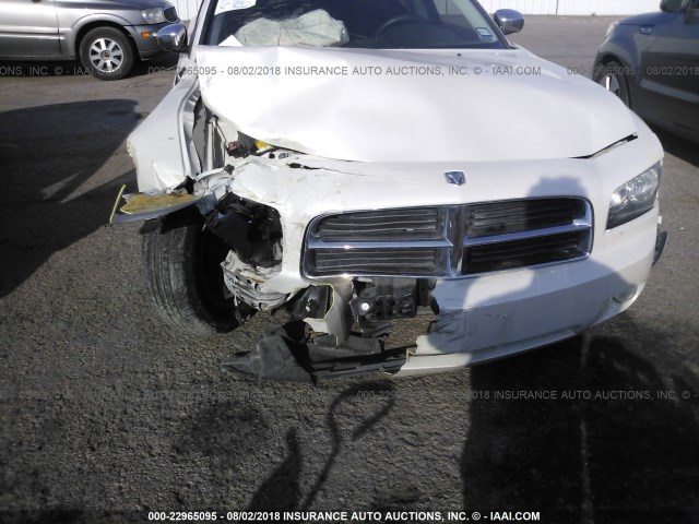 2B3CA3CV9AH218293 - 2010 DODGE CHARGER SXT WHITE photo 6