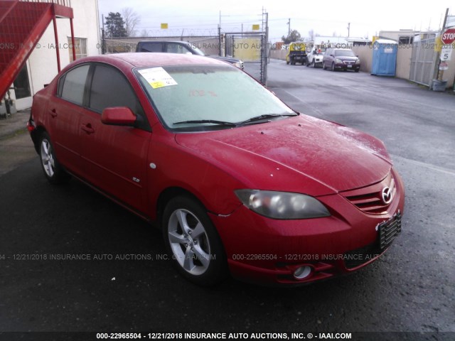 JM1BK124761408636 - 2006 MAZDA 3 S RED photo 1