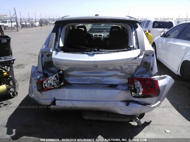 1B3HB48A49D142019 - 2009 DODGE CALIBER SXT SILVER photo 6