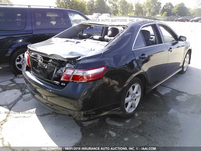 4T1BE46K49U899232 - 2009 TOYOTA CAMRY SE/LE/XLE BLACK photo 4