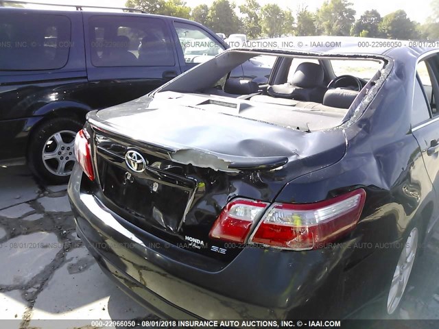 4T1BE46K49U899232 - 2009 TOYOTA CAMRY SE/LE/XLE BLACK photo 6