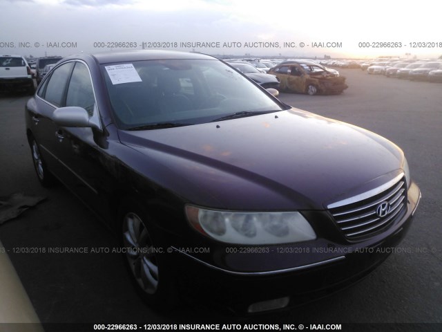 KMHFC46F68A321112 - 2008 HYUNDAI AZERA SE/LIMITED RED photo 1