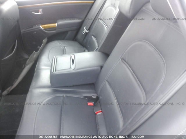 KMHFC46F68A321112 - 2008 HYUNDAI AZERA SE/LIMITED RED photo 8