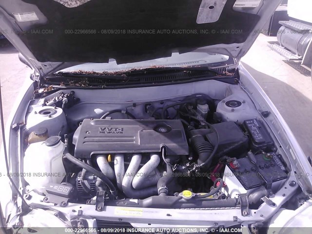 1NXBR12E4YZ400981 - 2000 TOYOTA COROLLA VE/CE/LE 银色 照片 10