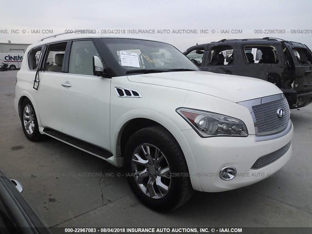 JN8AZ2NE5B9001092 - 2011 INFINITI QX56 WHITE photo 1