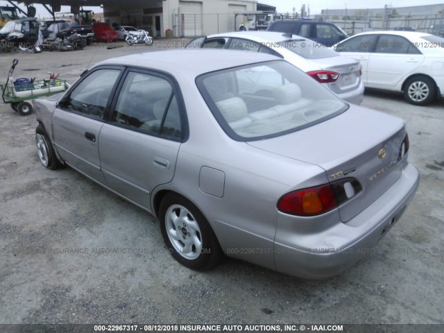 2T1BR18E0WC033888 - 1998 TOYOTA COROLLA VE/CE/LE 棕色 照片 3