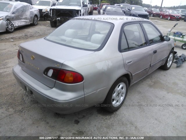 2T1BR18E0WC033888 - 1998 TOYOTA COROLLA VE/CE/LE 棕色 照片 4