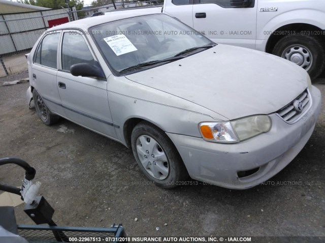 1NXBR12E51Z514588 - 2001 TOYOTA COROLLA CE/LE/S SILVER photo 1