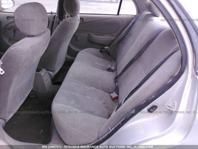 1NXBR12E51Z514588 - 2001 TOYOTA COROLLA CE/LE/S SILVER photo 8