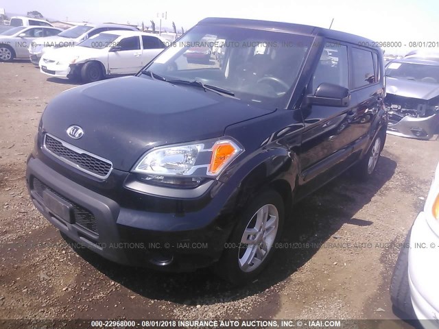 KNDJT2A28B7281921 - 2011 KIA SOUL +/!/SPORT BLACK photo 2