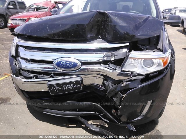 2FMDK4JC9DBC74292 - 2013 FORD EDGE SEL BLACK photo 6