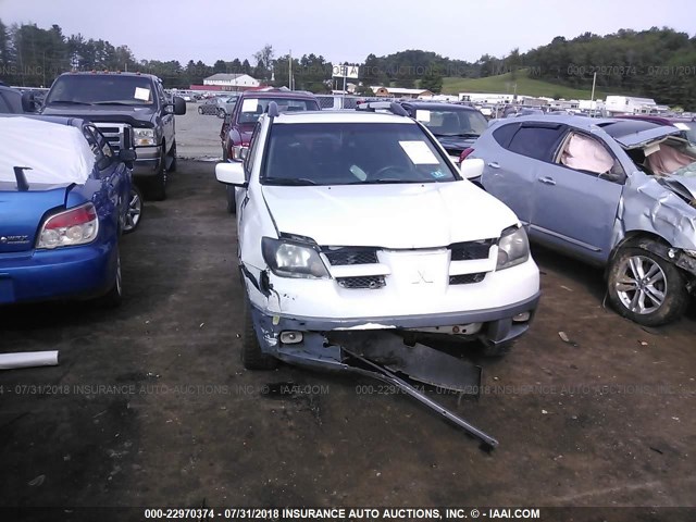 JA4LZ41G43U094512 - 2003 MITSUBISHI OUTLANDER XLS WHITE photo 6