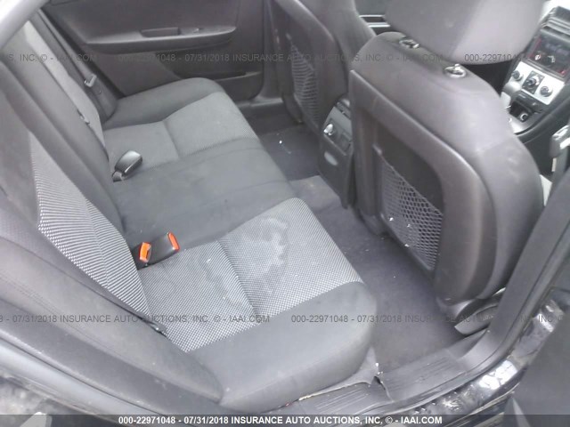 1G1ZC5E09CF256328 - 2012 CHEVROLET MALIBU 1LT BLACK photo 8