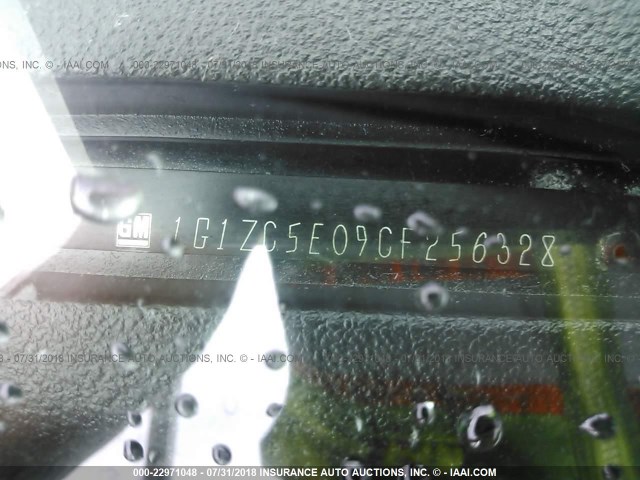 1G1ZC5E09CF256328 - 2012 CHEVROLET MALIBU 1LT BLACK photo 9