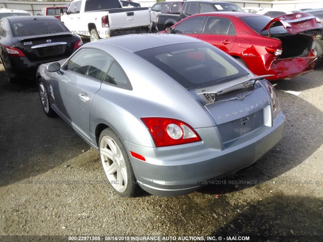 1C3LN69L47X071514 - 2007 CHRYSLER CROSSFIRE LIMITED Light Blue photo 3