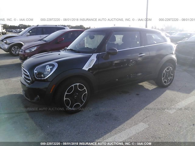 WMWSS1C58EWN94564 - 2014 MINI COOPER PACEMAN BLACK photo 2