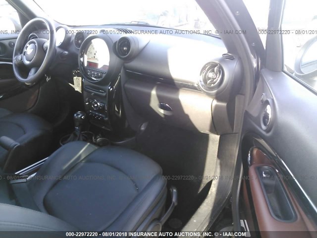 WMWSS1C58EWN94564 - 2014 MINI COOPER PACEMAN BLACK photo 5