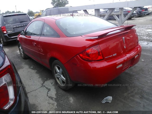 1G2AS18H397134234 - 2009 PONTIAC G5 RED photo 3