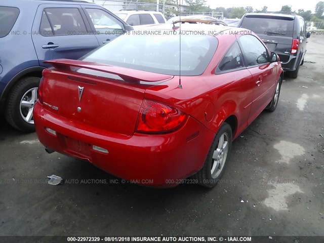 1G2AS18H397134234 - 2009 PONTIAC G5 RED photo 4