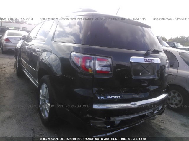 1GKKVTKD8FJ254283 - 2015 GMC ACADIA DENALI BLACK photo 3