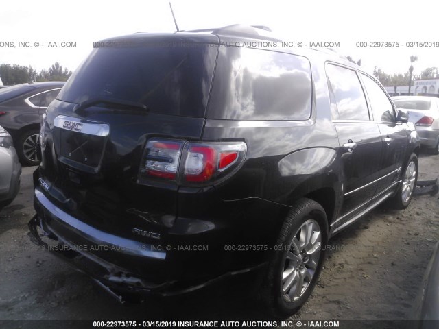 1GKKVTKD8FJ254283 - 2015 GMC ACADIA DENALI BLACK photo 4