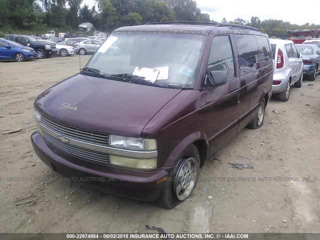 1GNEL19X73B123474 - 2003 CHEVROLET ASTRO BURGUNDY photo 2