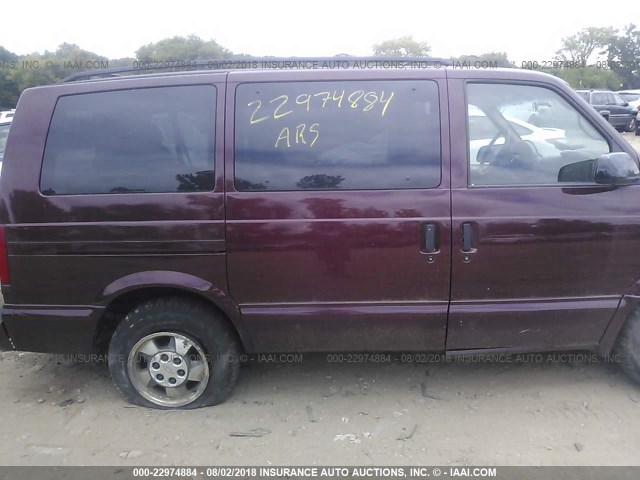 1GNEL19X73B123474 - 2003 CHEVROLET ASTRO BURGUNDY photo 6