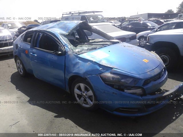 1C3CDFBBXGD660685 - 2016 DODGE DART SXT BLUE photo 1