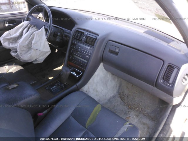 JT8UF11E3M0049231 - 1991 LEXUS LS 400 WHITE photo 5