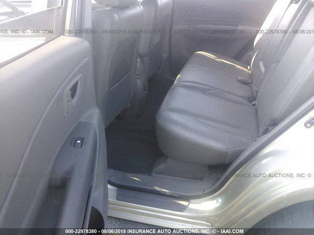 KM8JM72D16U250605 - 2006 HYUNDAI TUCSON GL TAN photo 8