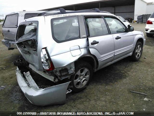 JF1SG65683G722970 - 2003 SUBARU FORESTER 2.5XS Unknown photo 4