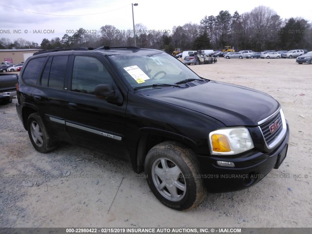 1GKDT13S822526786 - 2002 GMC ENVOY BLACK photo 1