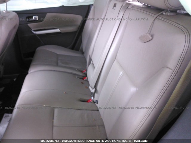 2FMDK3JC4DBC05522 - 2013 FORD EDGE SEL GRAY photo 8