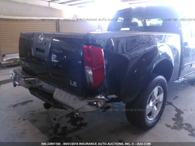 1N6AD06U46C444053 - 2006 NISSAN FRONTIER KING CAB LE/SE/OFF ROAD BLACK photo 6