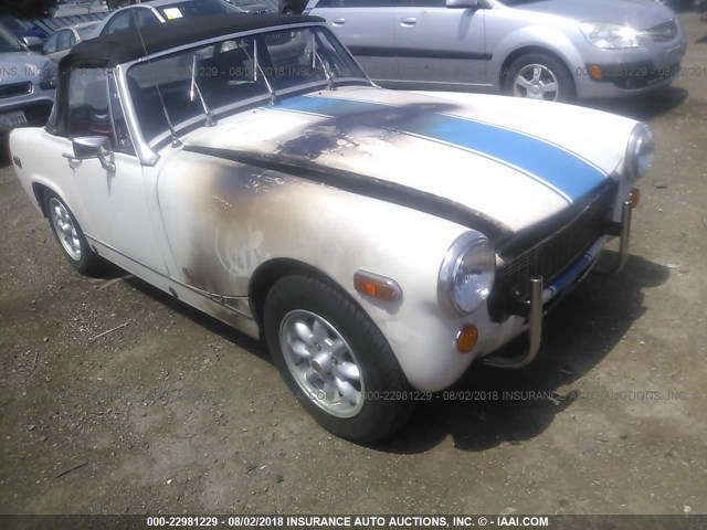 GAN6UJ200031G - 1978 MG MIDGET WHITE photo 1