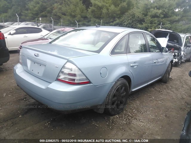 1FAHP24W48G111698 - 2008 FORD TAURUS SEL GRAY photo 4