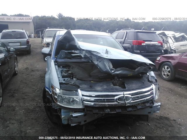 1FAHP24W48G111698 - 2008 FORD TAURUS SEL GRAY photo 6