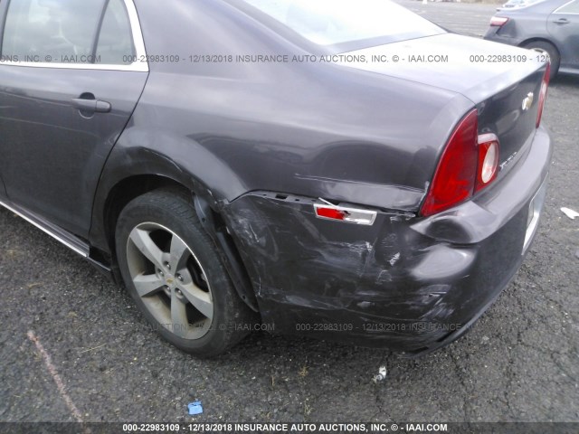1G1ZC5E17BF198632 - 2011 CHEVROLET MALIBU 1LT GRAY photo 6