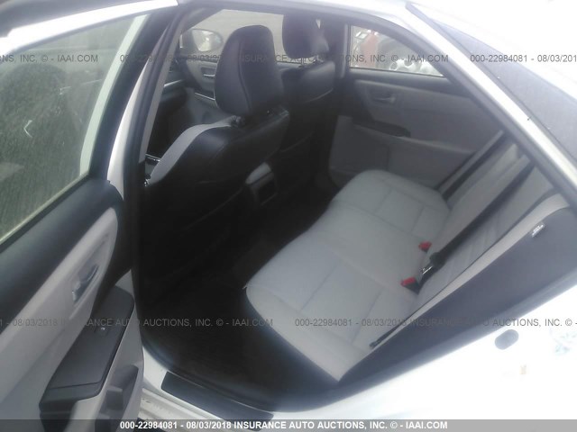 4T1BF1FK9GU183371 - 2016 TOYOTA CAMRY LE/XLE/SE/XSE WHITE photo 8