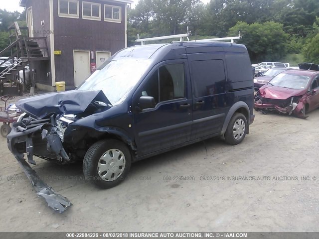 NM0LS7CN6CT102801 - 2012 FORD TRANSIT CONNECT XL BLUE photo 2
