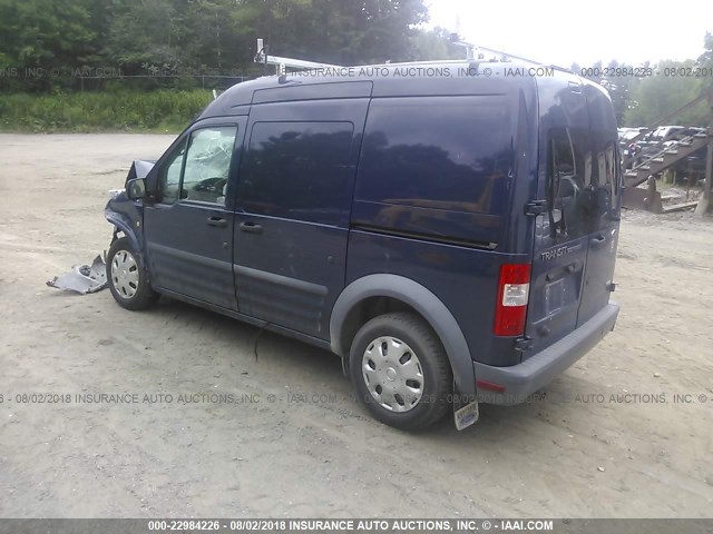 NM0LS7CN6CT102801 - 2012 FORD TRANSIT CONNECT XL BLUE photo 3