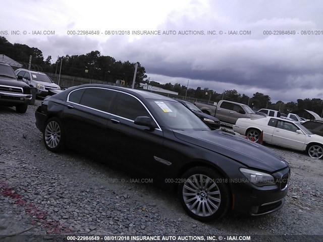 WBAKC8C55CC435523 - 2012 BMW 750 LXI BLACK photo 1