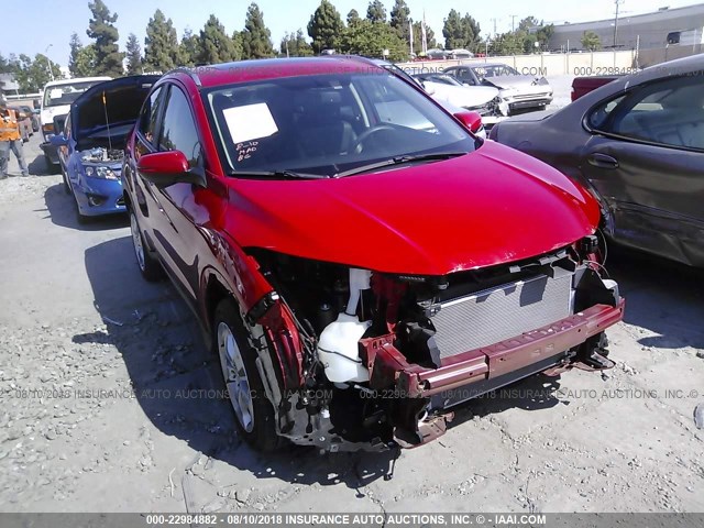 3CZRU5H76GM754421 - 2016 HONDA HR-V EXL RED photo 1