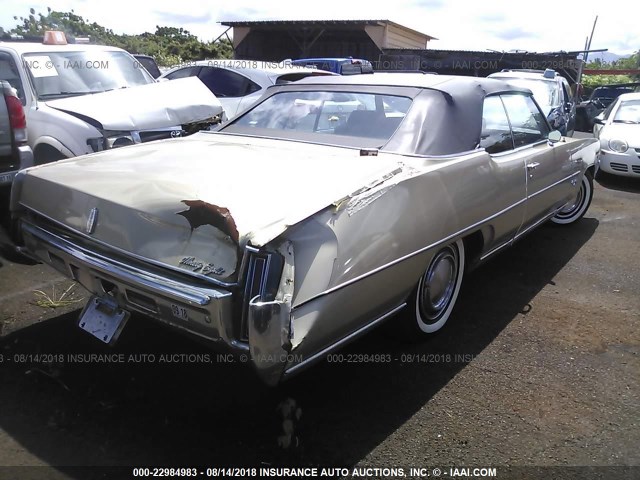 384679M167193 - 1969 OLDSMOBILE 98 BEIGE photo 4