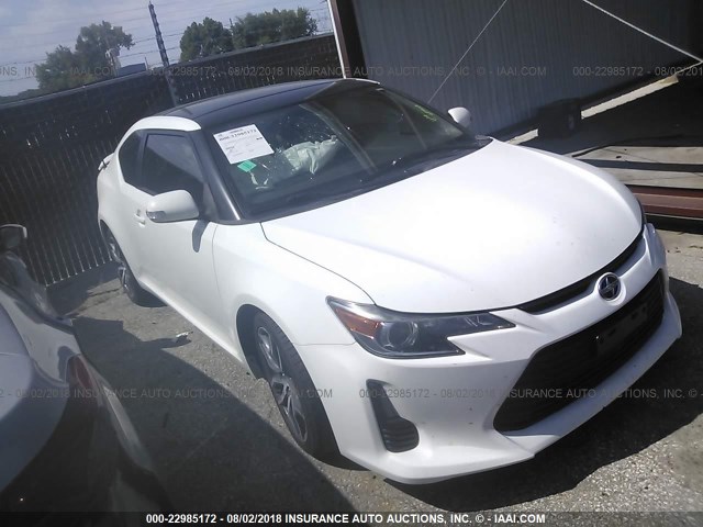 JTKJF5C79E3082852 - 2014 TOYOTA SCION TC თეთრი ფოტო 1