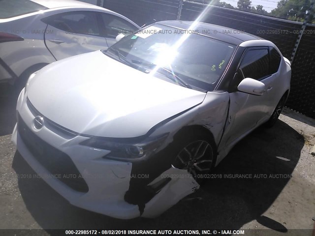 JTKJF5C79E3082852 - 2014 TOYOTA SCION TC თეთრი ფოტო 2