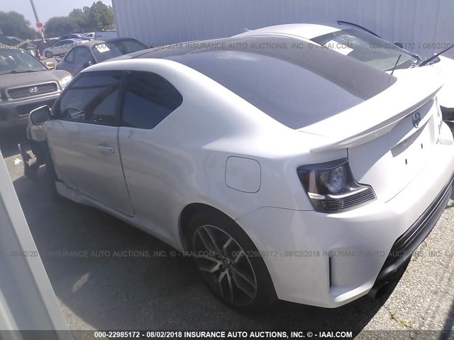 JTKJF5C79E3082852 - 2014 TOYOTA SCION TC თეთრი ფოტო 3