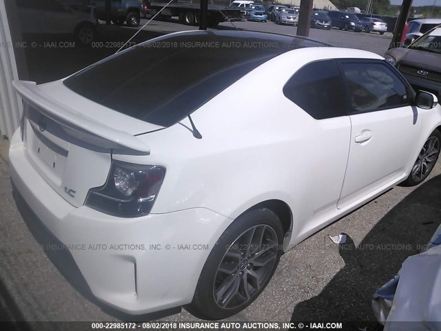 JTKJF5C79E3082852 - 2014 TOYOTA SCION TC თეთრი ფოტო 4