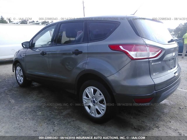 1FMCU0F76EUA57563 - 2014 FORD ESCAPE S GRAY photo 3