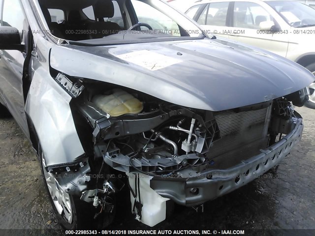 1FMCU0F76EUA57563 - 2014 FORD ESCAPE S GRAY photo 6